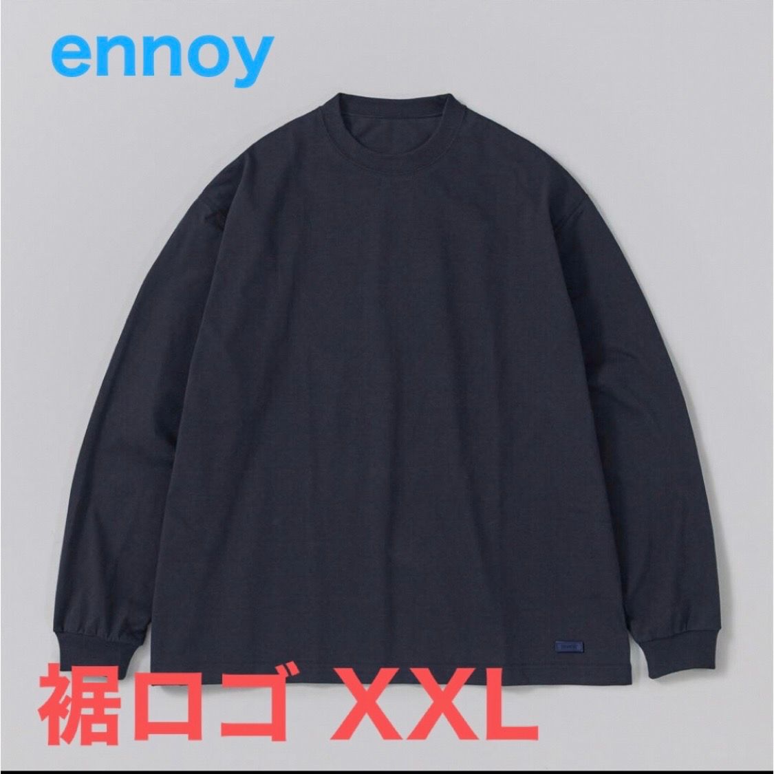 ENNOY 24SS 2Pack L/S T-Shirts "Navy"