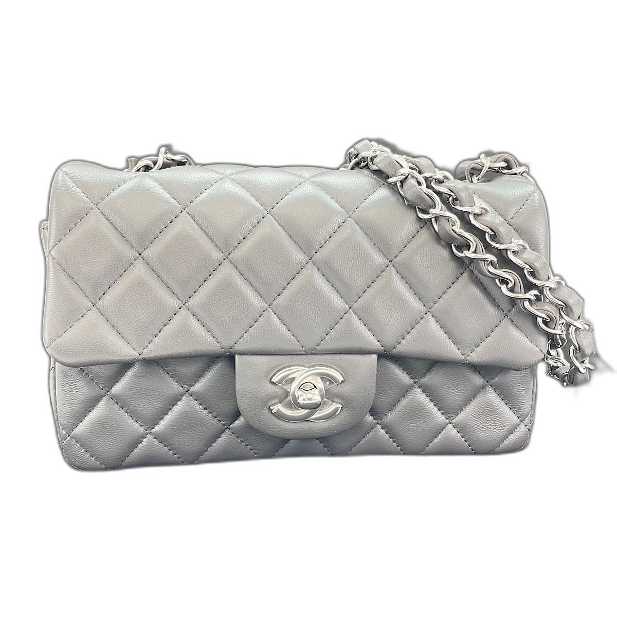 シャネル CHANEL ミニマトラッセ ショルダーバッグ ラムスキン【中古】