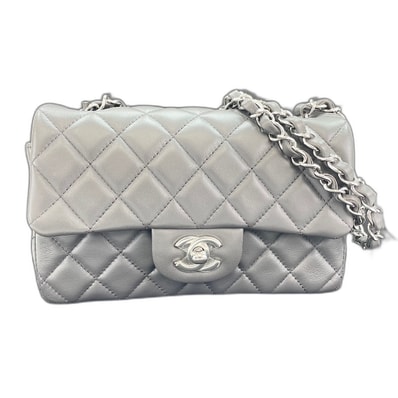 シャネル CHANEL ミニマトラッセ ショルダーバッグ ラムスキン【中古】
