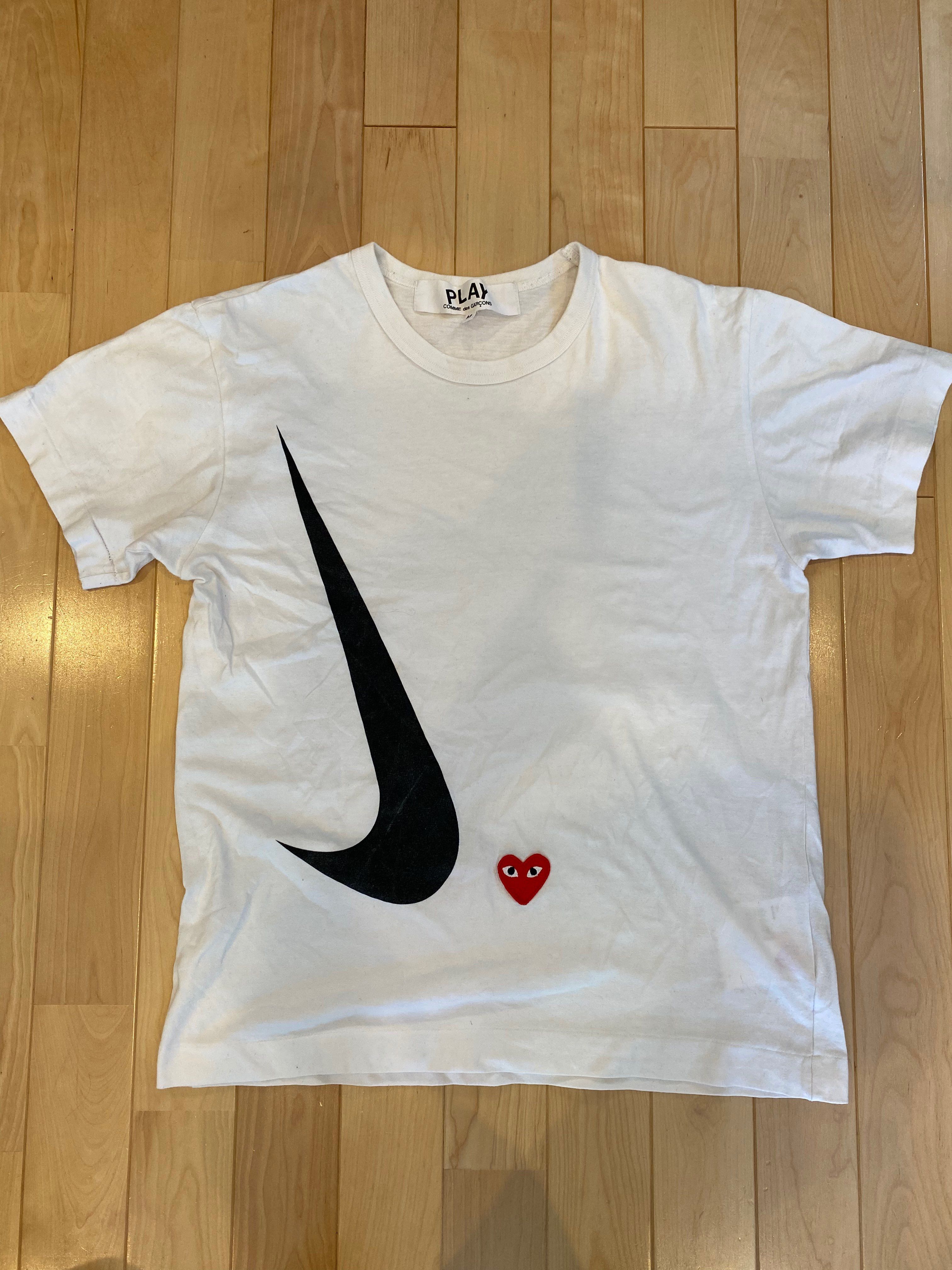 Nike x CDG Play T-Shirt "White" AE-T402-051