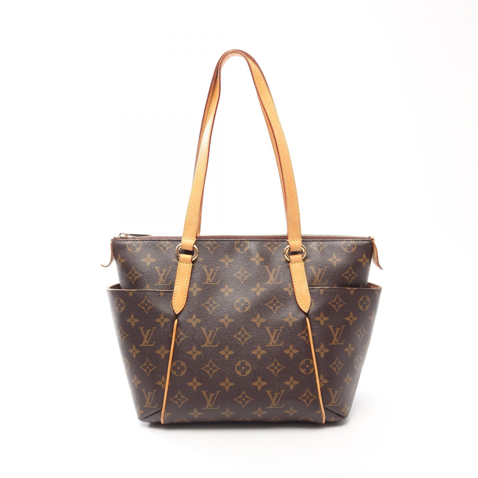 ルイ・ヴィトン LOUIS VUITTON トータリーPM トートバッグ バッグ PVCコーティングキャンバス レザー モノグラム レディース ブラウン系 M56688 【中古】