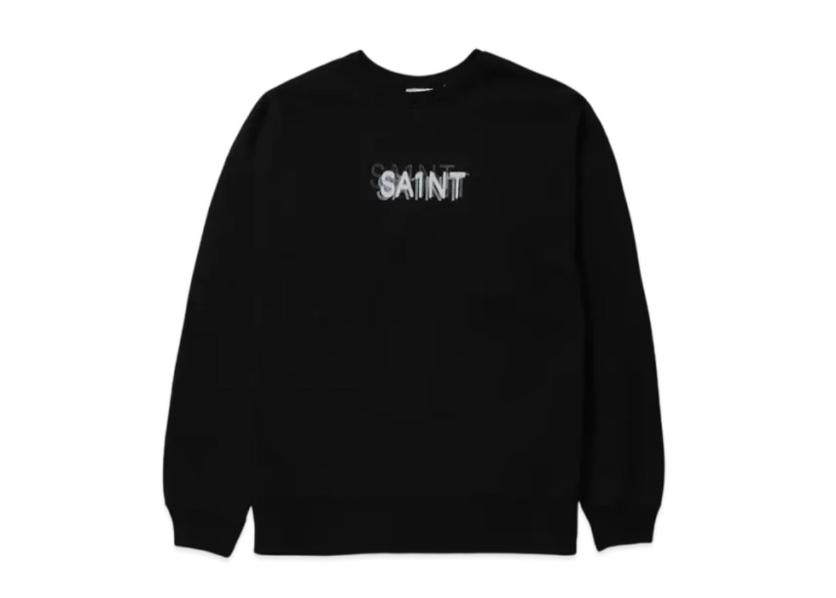 SAINT Mxxxxxx Crw-N Sweat7 Deadly "Black"