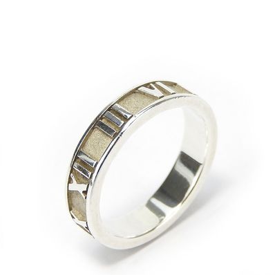 【中古】 ティファニー リング・指輪 アトラス シルバー925 約2.7g シルバー シルバー 日本サイズ約7.5号 小物 アクセサリー レディース 女性 TIFFANY&Co.