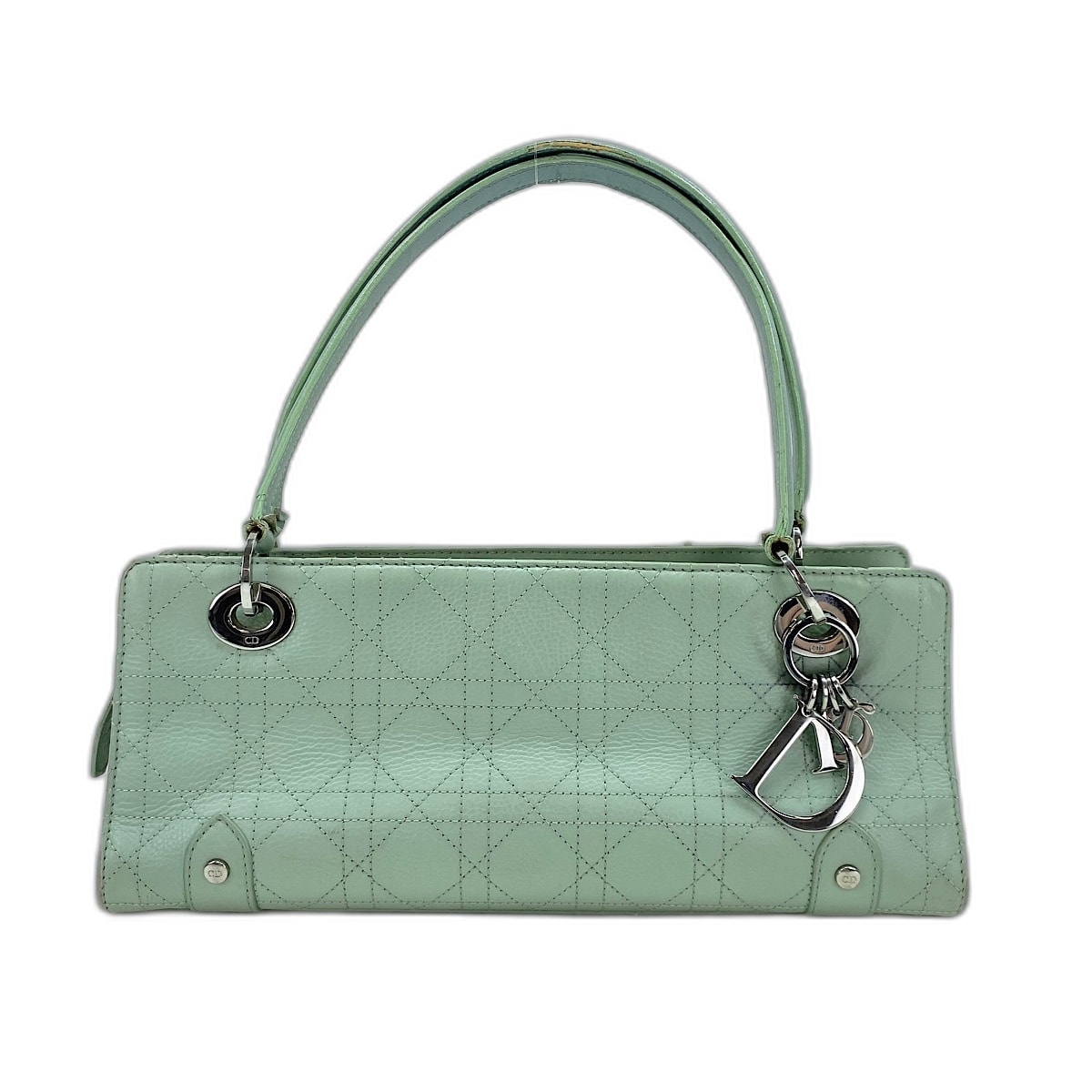 ディオール Dior カナージュ ハンドバッグ レザー【中古】