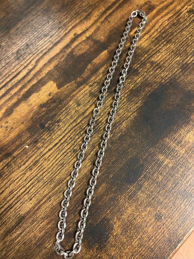 Chrome Hearts Paper Chain Necklace 45cm (18inch) "Silver"