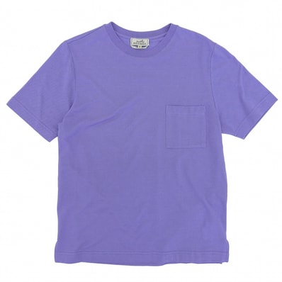 未使用品 エルメス 半袖Tシャツ パープル系 メンズ M