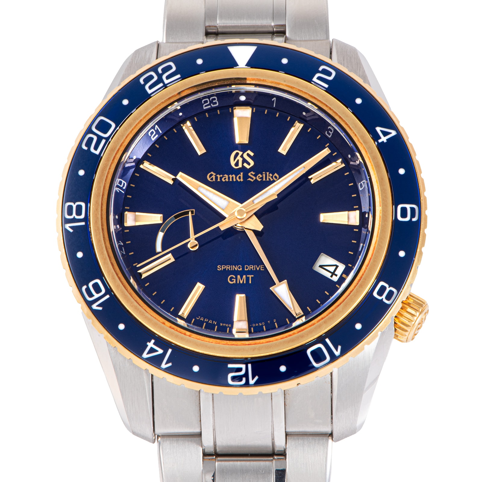 SEIKO セイコー グランドセイコー スポーツコレクション スプリングドライブ GMT SBGE248 9R66-0AW0 マスターショップ限定モデル SS/YG【中古】