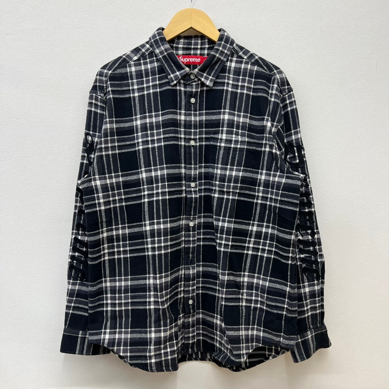 Supreme Open Knit Stripe Zip Polo 