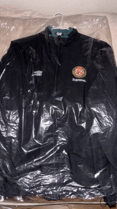 Supreme x Umbro Cotton Ripstop Track Jacket "Black"