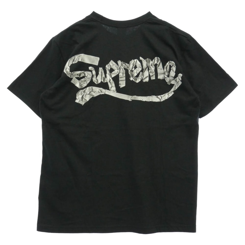 Supreme シュプリーム 25SS Tape Tee テープ クルーネック 半袖 Tシャツ ブラック系 M【中古】