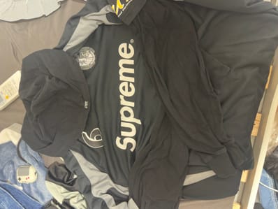 Supreme Hooded Soccer Jersey "Black"