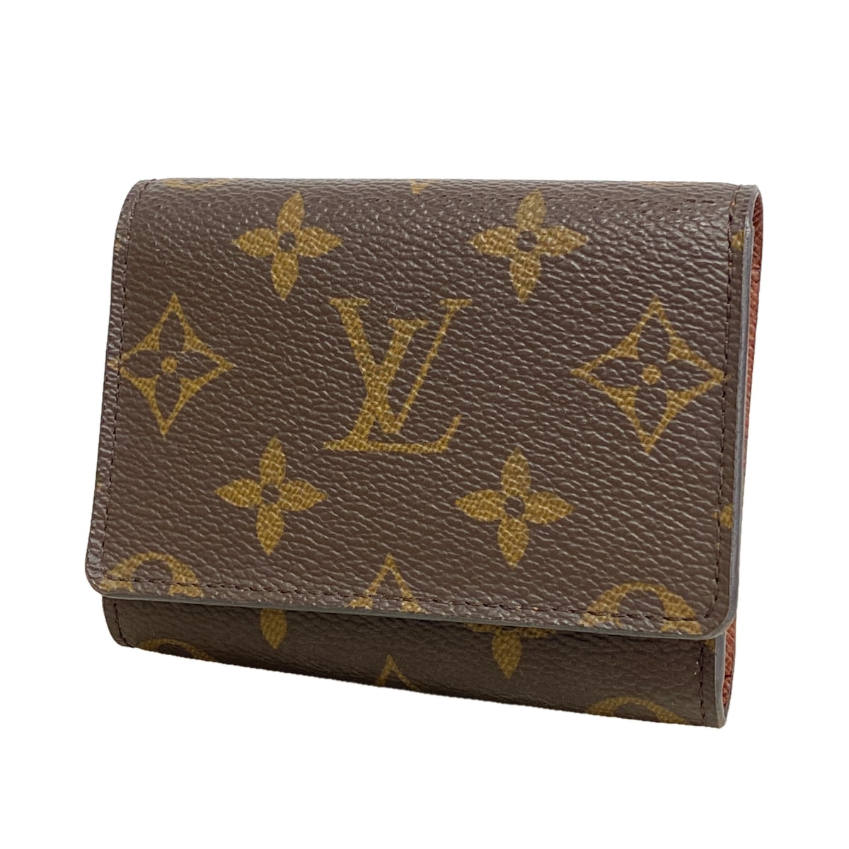 【6kd4393】ルイヴィトン 名刺入れ モノグラム アンヴェロップカルトドゥヴィジット M62920 ブラウン【中古】メンズ レディース ユニセックス