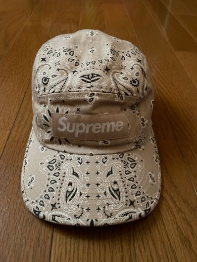 Supreme Bandana Camp Cap "Tan"
