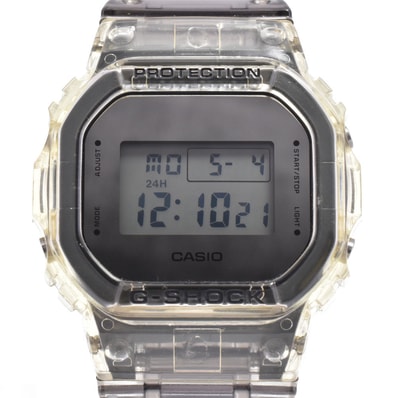 カシオ CASIO DW-5600SK G-SHOCK 液晶/シルバー クォーツ ユニセックス 良品 腕時計 I#147596