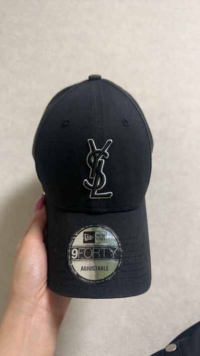 Saint Laurent x New Era YSL Monogram Cap "Black"