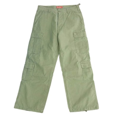 Supreme シュプリーム カーゴパンツ 23SS CARGO PANT カーゴパンツ トラウザー グリーン系 30【中古】
