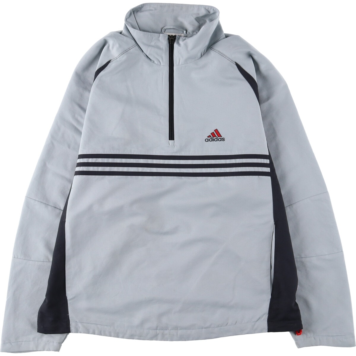 古着 00年代 アディダス adidas ハーフジップ ウォームアッププルオーバー メンズM相当/eaa514352