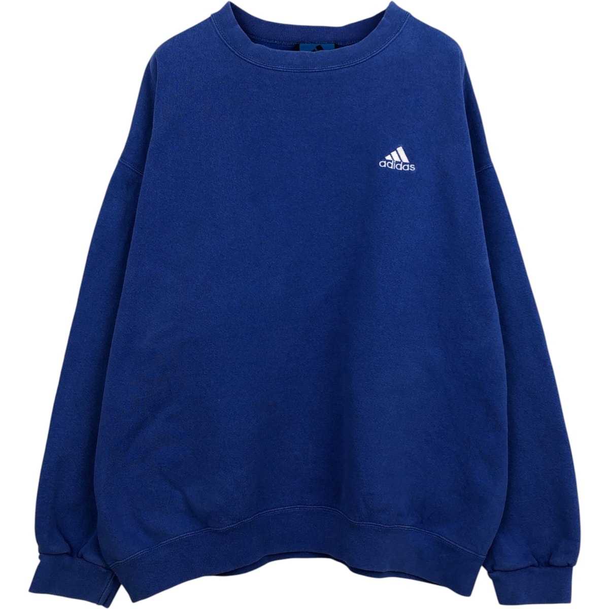 古着 アディダス adidas TEAM ワンポイントロゴスウェットシャツ トレーナー USA製 メンズL相当/eaa630124