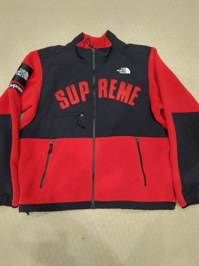Supreme x The North Face Arc Logo Denali Fleece Jacket "Red"