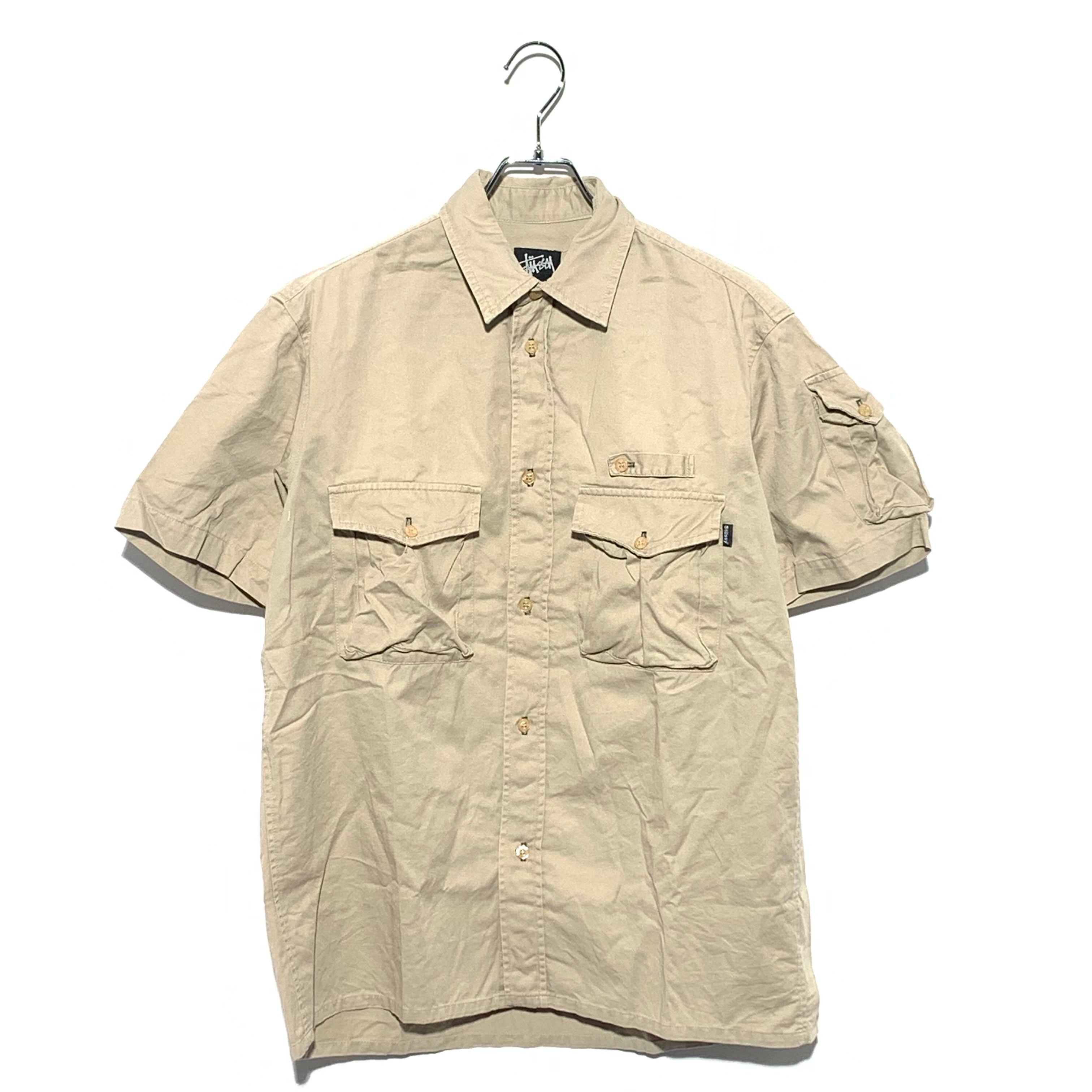 OLD STUSSY fishing shirt beige USA