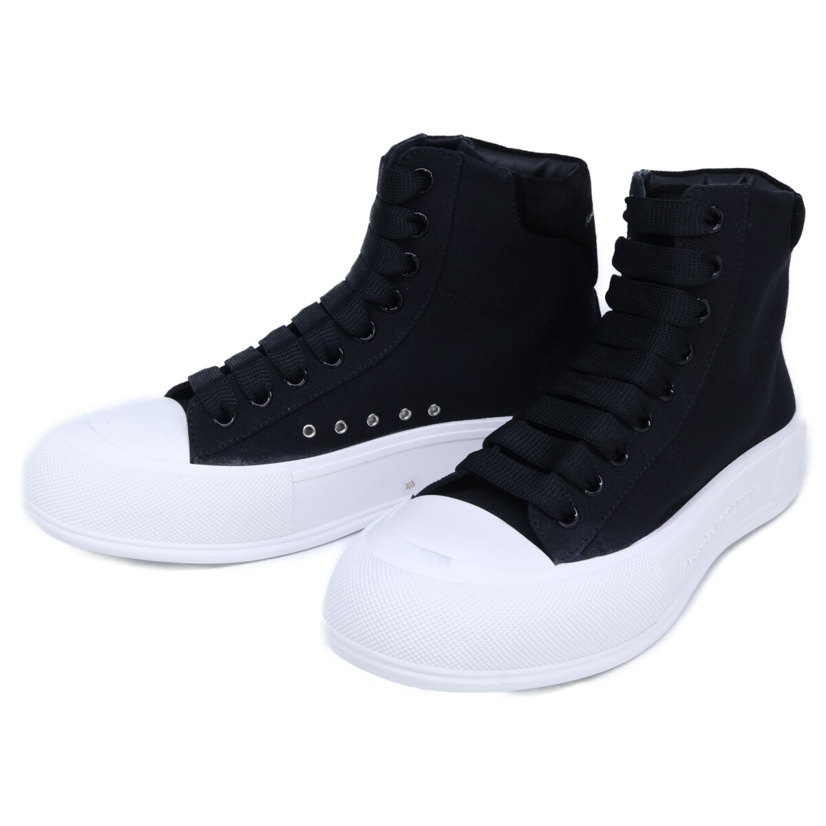 アレキサンダーマックイーン 【新品同様】667816 W4MV7 Deck Plimsoll High ハイカットスニーカー 40