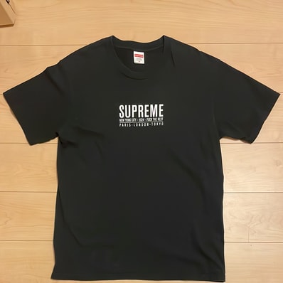 Supreme Paris Tee "Black"