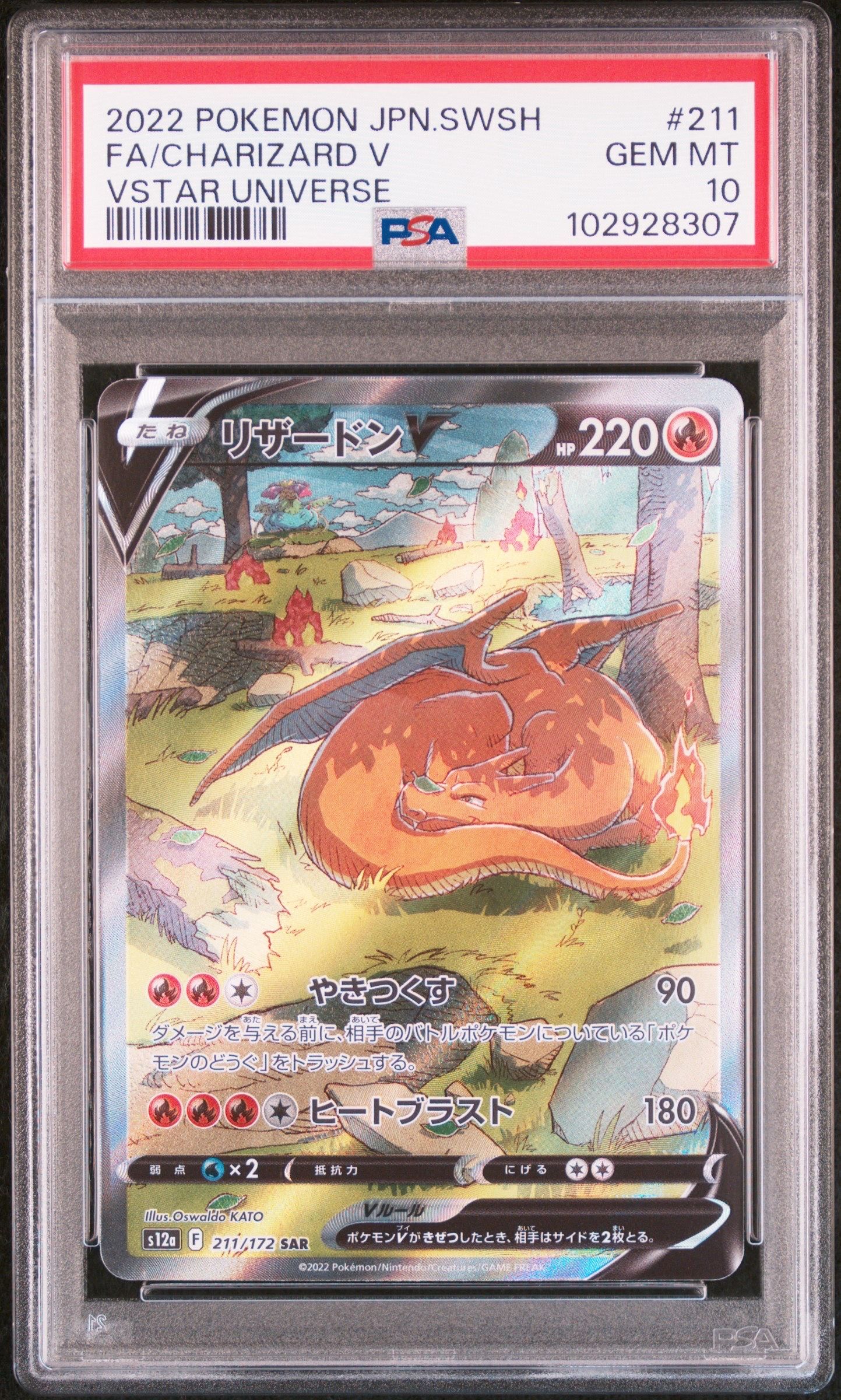 リザードンV SAR[s12a 211/172](ハイクラスパック「VSTARユニバース」)