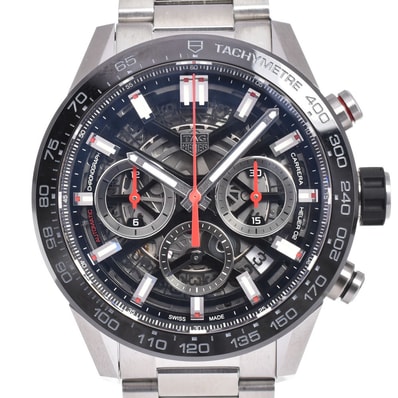 タグホイヤー TAG HEUER CBG2010.BA0662 カレラ キャリバーホイヤー02 セラミック ベゼル 自動巻き メンズ 極美品 箱・保証書付き B#146967