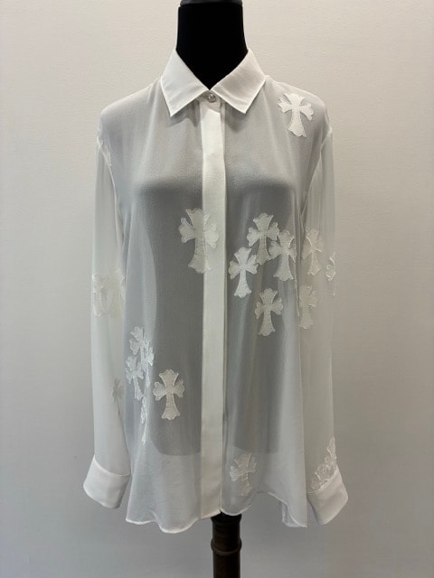 【Chrome Hearts】ボタンシャツ SOFT FOCUS セメタリークロス