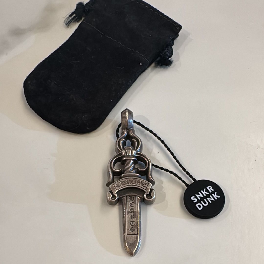 Chrome Hearts Large Dagger Pendant "Silver"