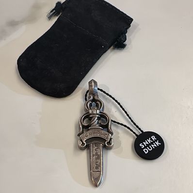 Chrome Hearts Large Dagger Pendant "Silver"