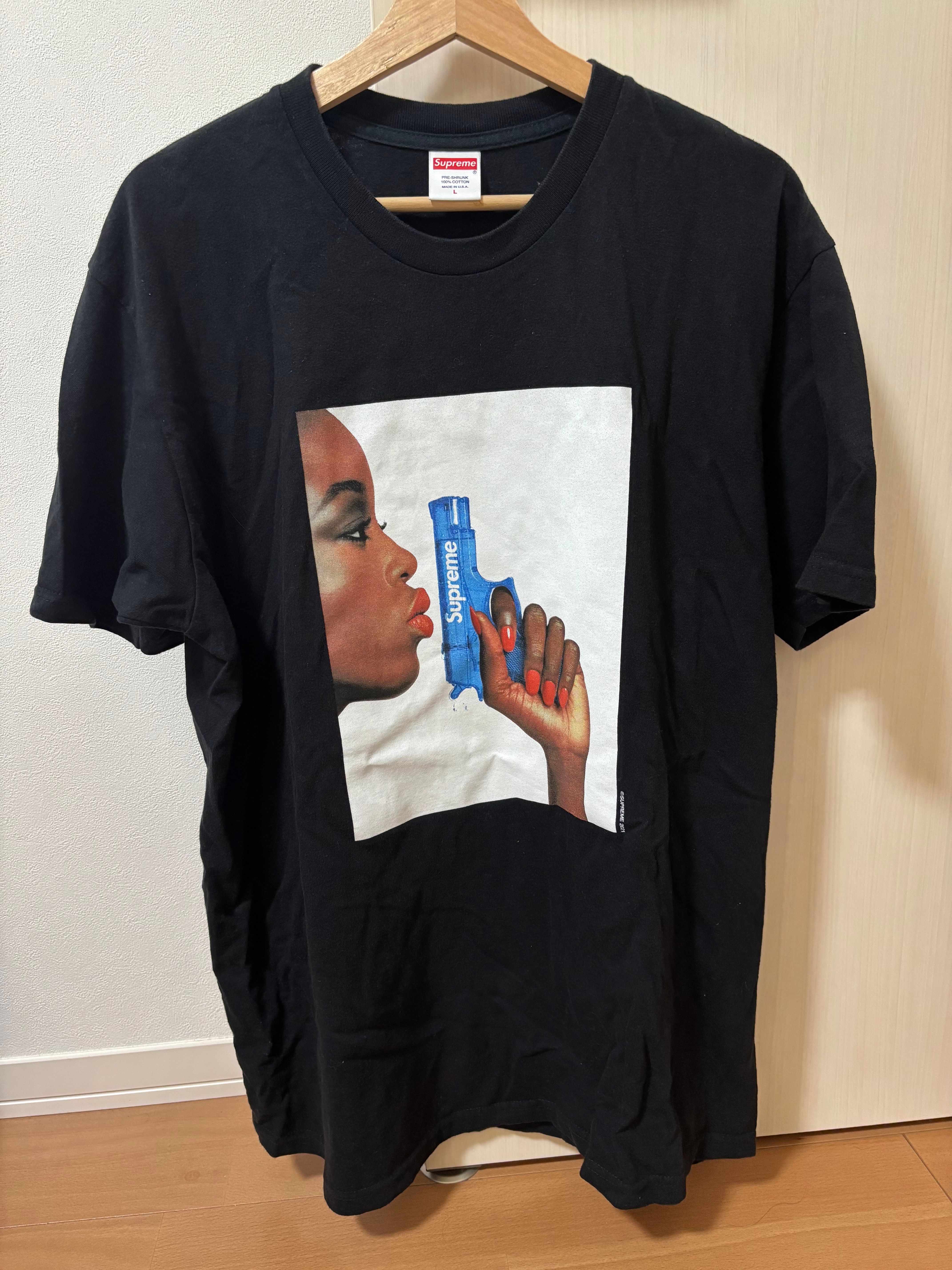 Supreme Water Pistol Tee "Black"