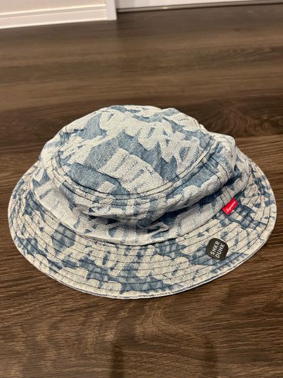 Supreme Fat Tip Jacquard Denim Crusher "Blue"