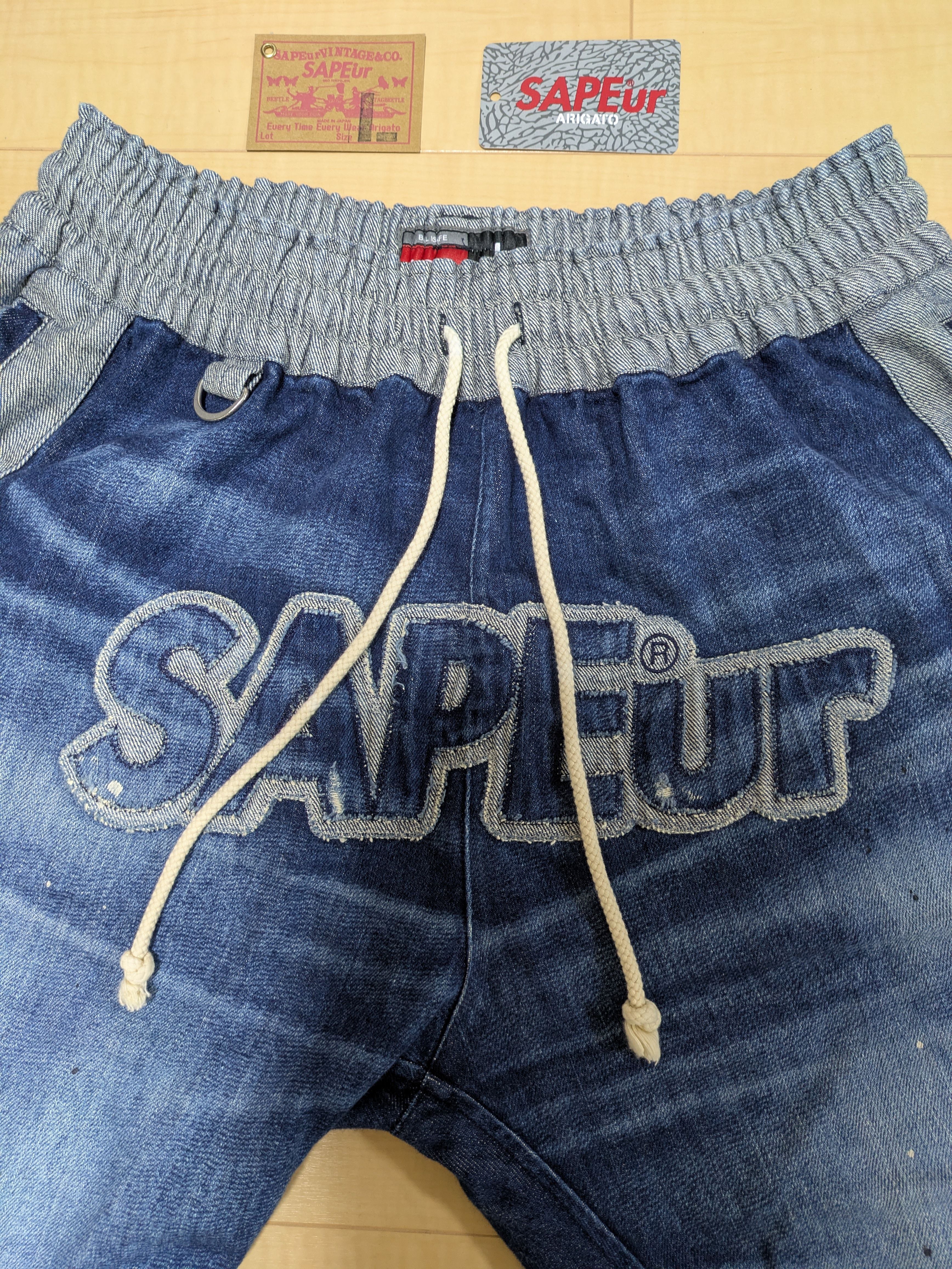 SAPEur MADE in JAPAN DENIM series BASKET SHORTS "Denim"