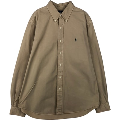 古着 ラルフローレン Ralph Lauren CLASSIC FIT クラシックフィット 長袖 ボタンダウンシャツ メンズXL相当/eaa641796