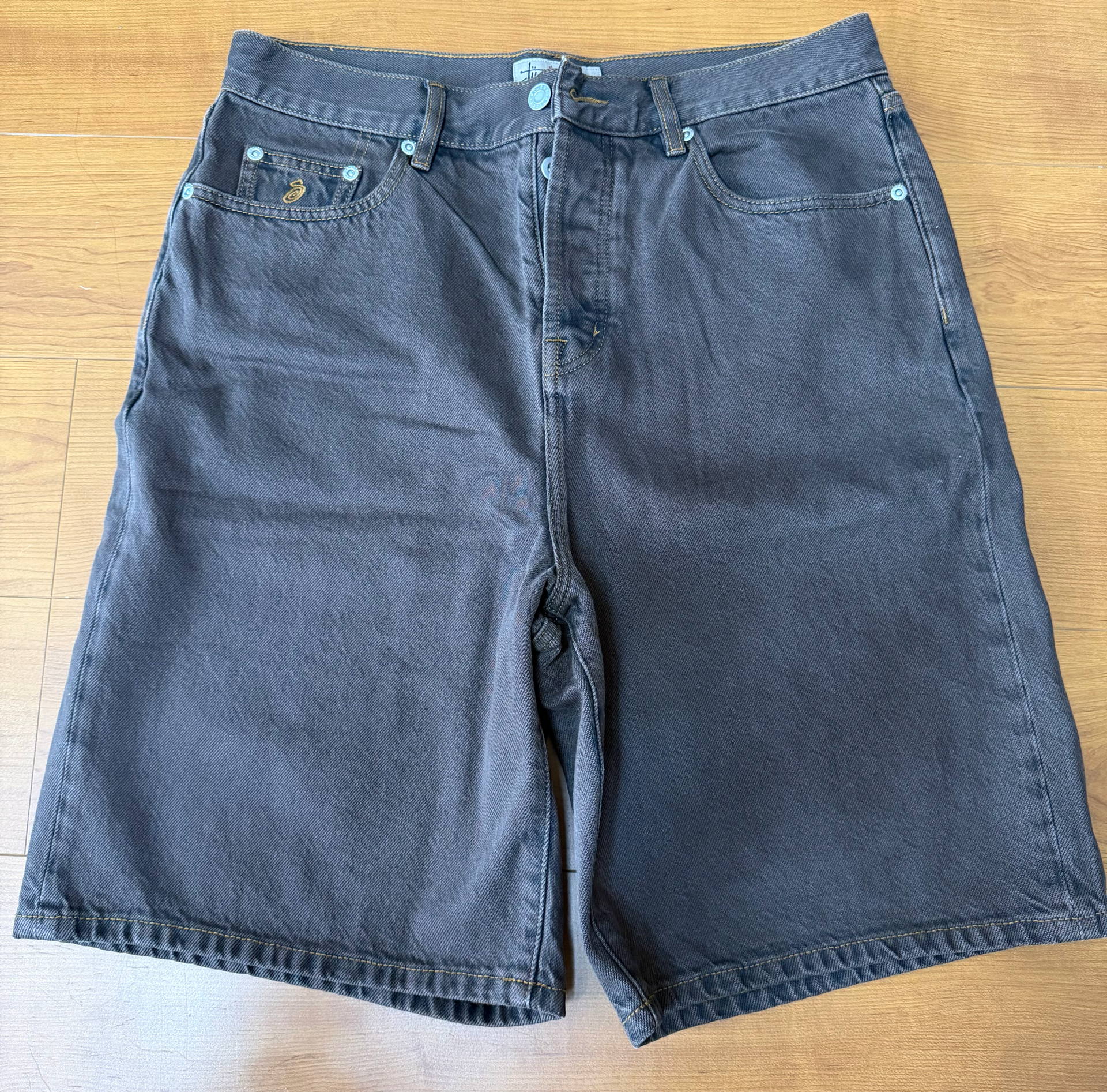 Stussy Big OL' Short Denim "Resin Wash Brown"