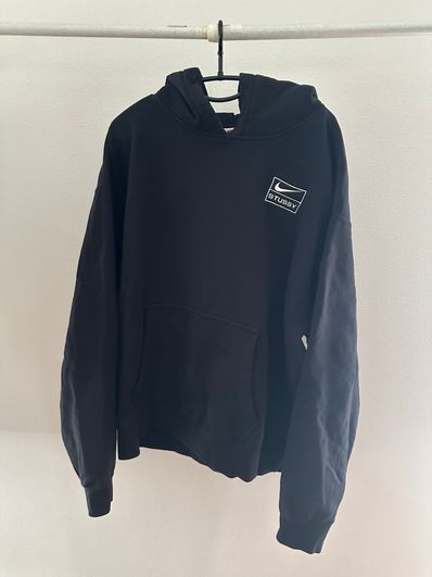 Stussy × Nike NRG Washed Hoodie (US Size) "Black" DN4028-010