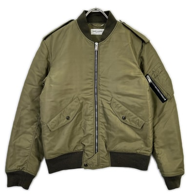 サンローランパリ カーキ 397643 MA-1 フライトジャケット 46