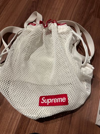 Supreme Mesh Small Backpack "White"