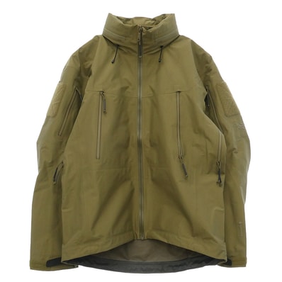 ARC'TERYX アークテリクス 18863 LEAF Alpha Jacket GEN2 GORE-TEX 七洋交産タグ カナダ製 リーフ アルファ メンズ ゴアテックス ナイロン ジャケット カーキ系 M【美品】【中古】