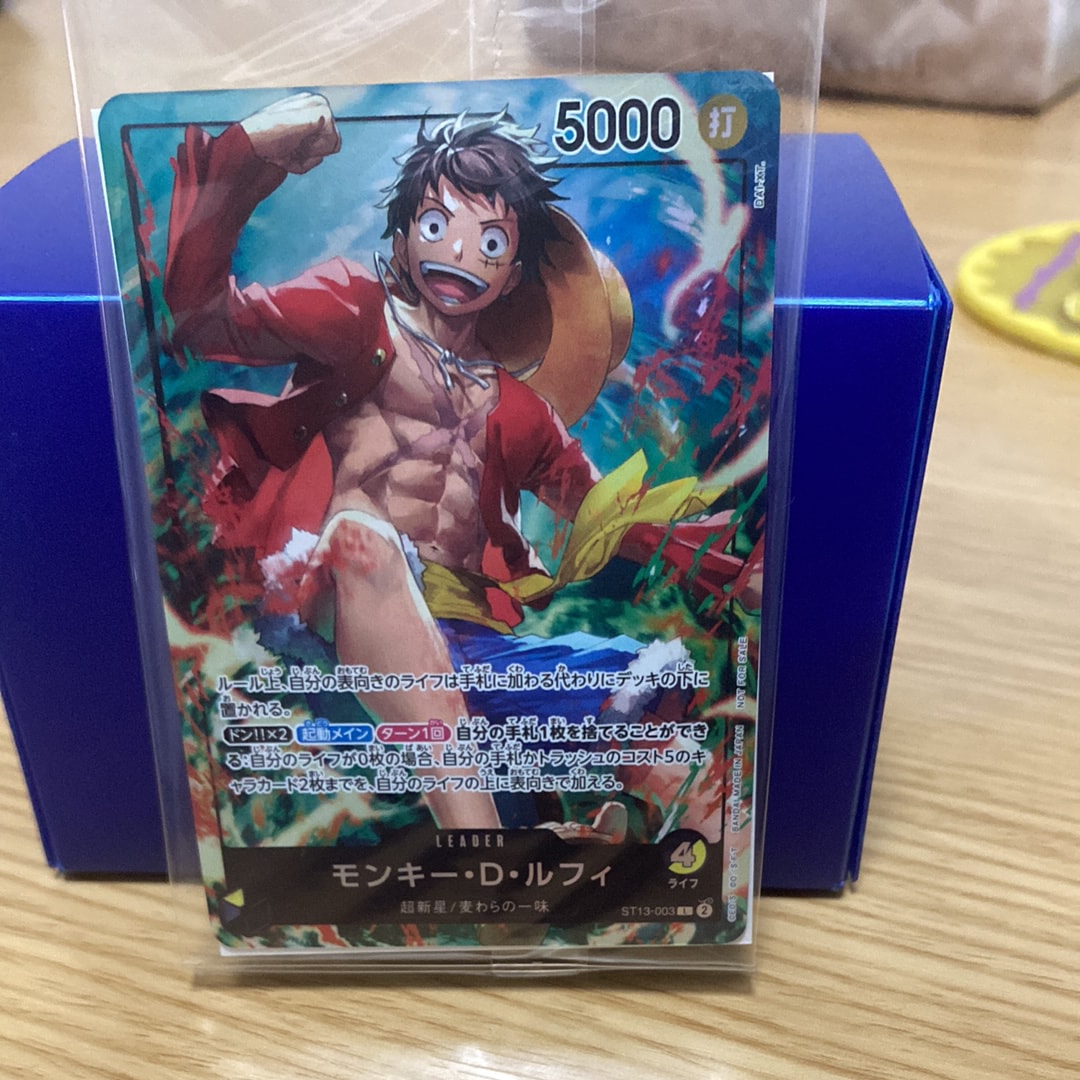 PSA10】モンキー・D・ルフィ L [ST13-003](プロモーションカード