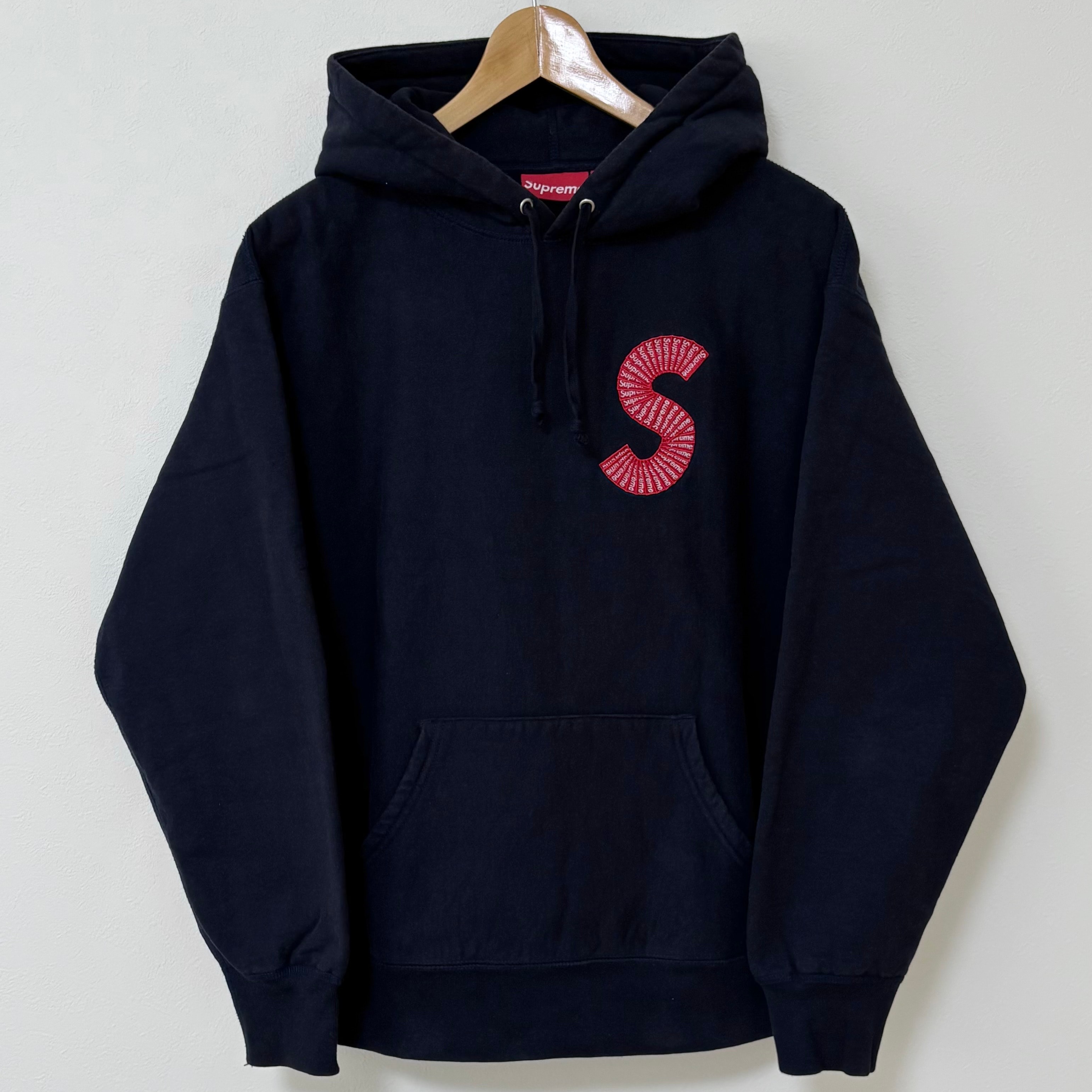 シュプリーム エス ロゴ フーデッド スウェットシャツ "ネイビー" (20FW)