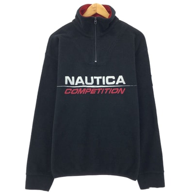 古着 90年代 ノーティカ NAUTICA ハーフジップ フリースプルオーバー USA製 メンズM相当 ヴィンテージ/eaa389148