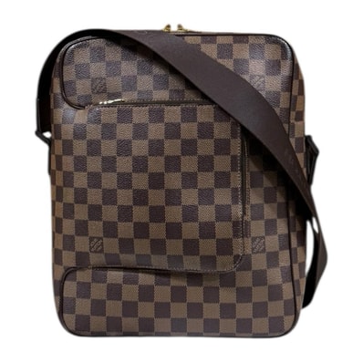 ルイヴィトン オラフMM ダミエ ショルダーバッグ ダミエキャンバス N41441 ブラウン ユニセックス LOUIS VUITTON 中古