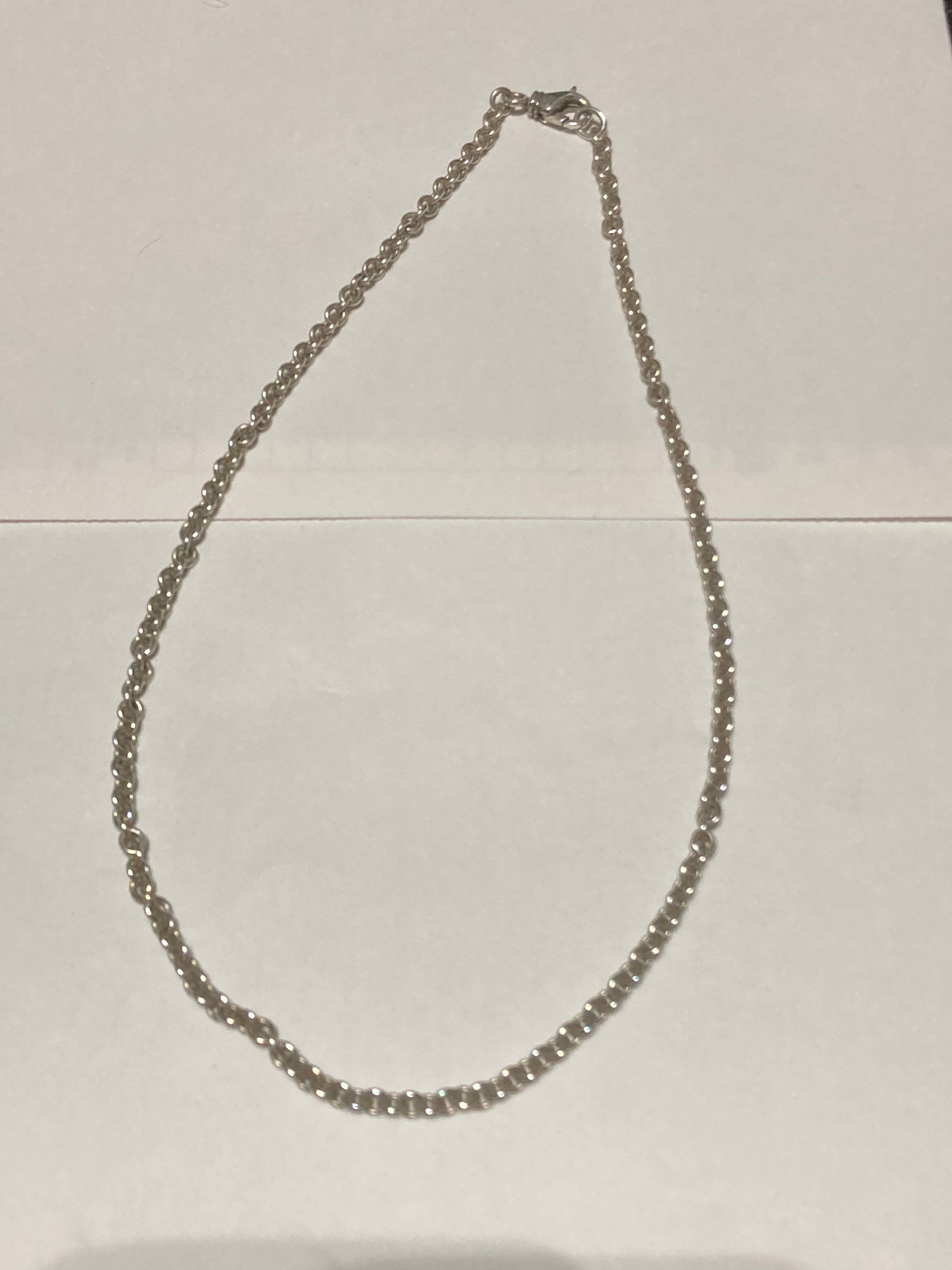 Chrome Hearts NE NE E-Chain Necklace 50cm (20inch) "Silver"