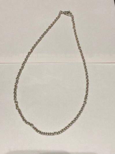 Chrome Hearts NE NE E-Chain Necklace 50cm (20inch) "Silver"