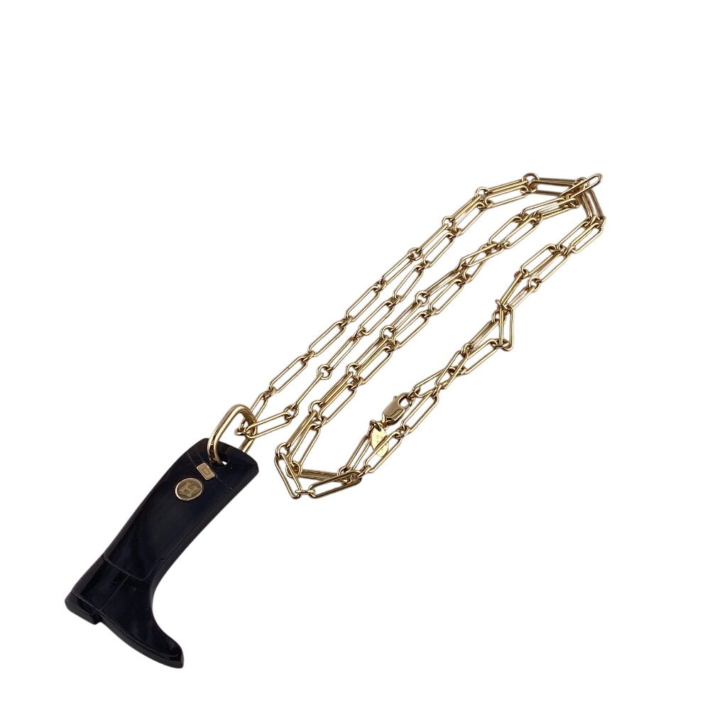 エルメス HERMES ネックレス カヴァリエ ブラウン