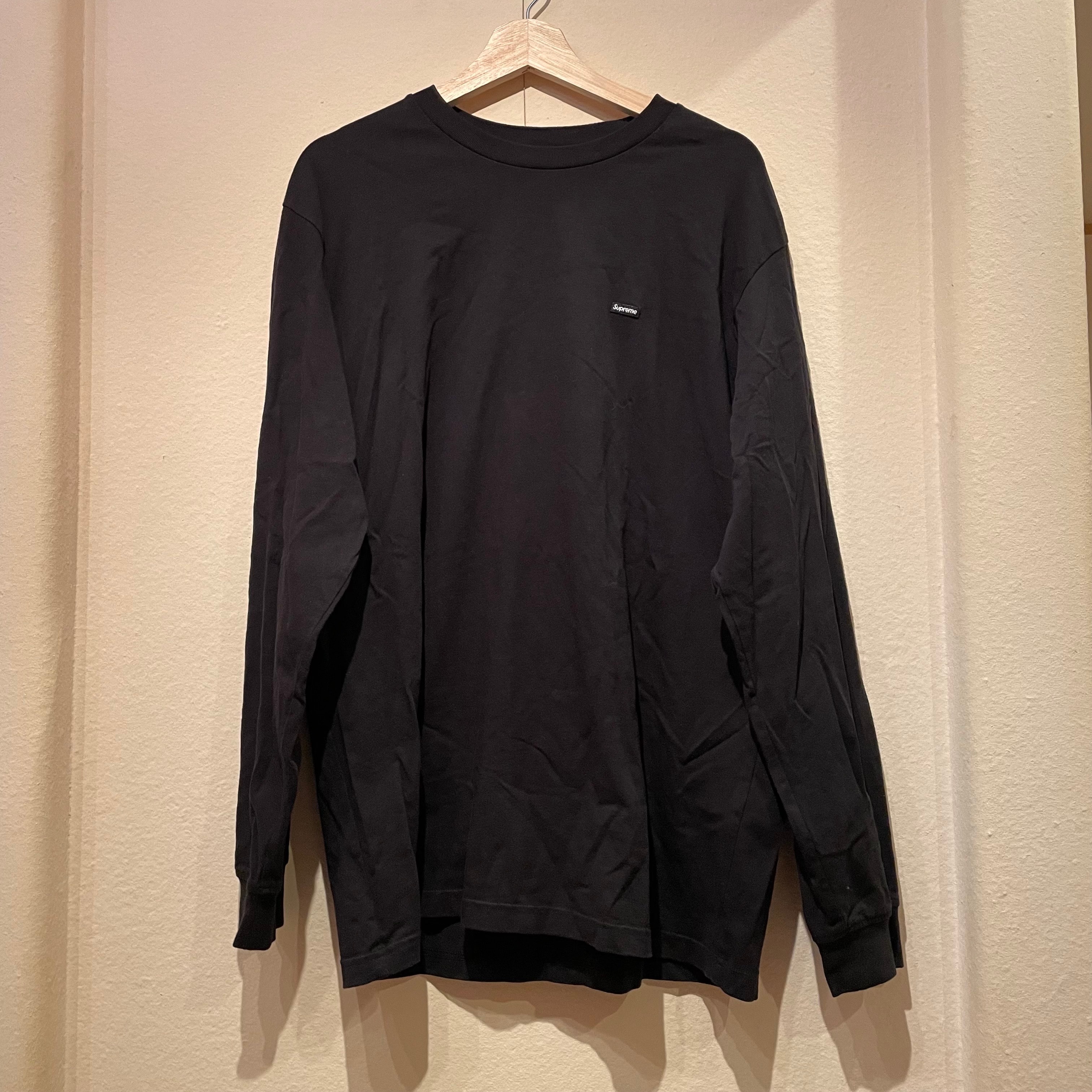 Supreme Small Box L/S Tee "Black" (25SS)