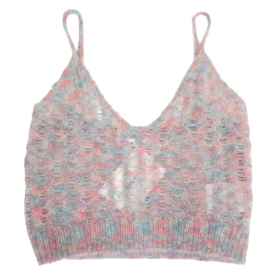 ACNE STUDIOS アクネストゥディオズ ベスト Mohair Tank Top モヘア タンクトップ ビスチェ マルチカラー系 S【中古】