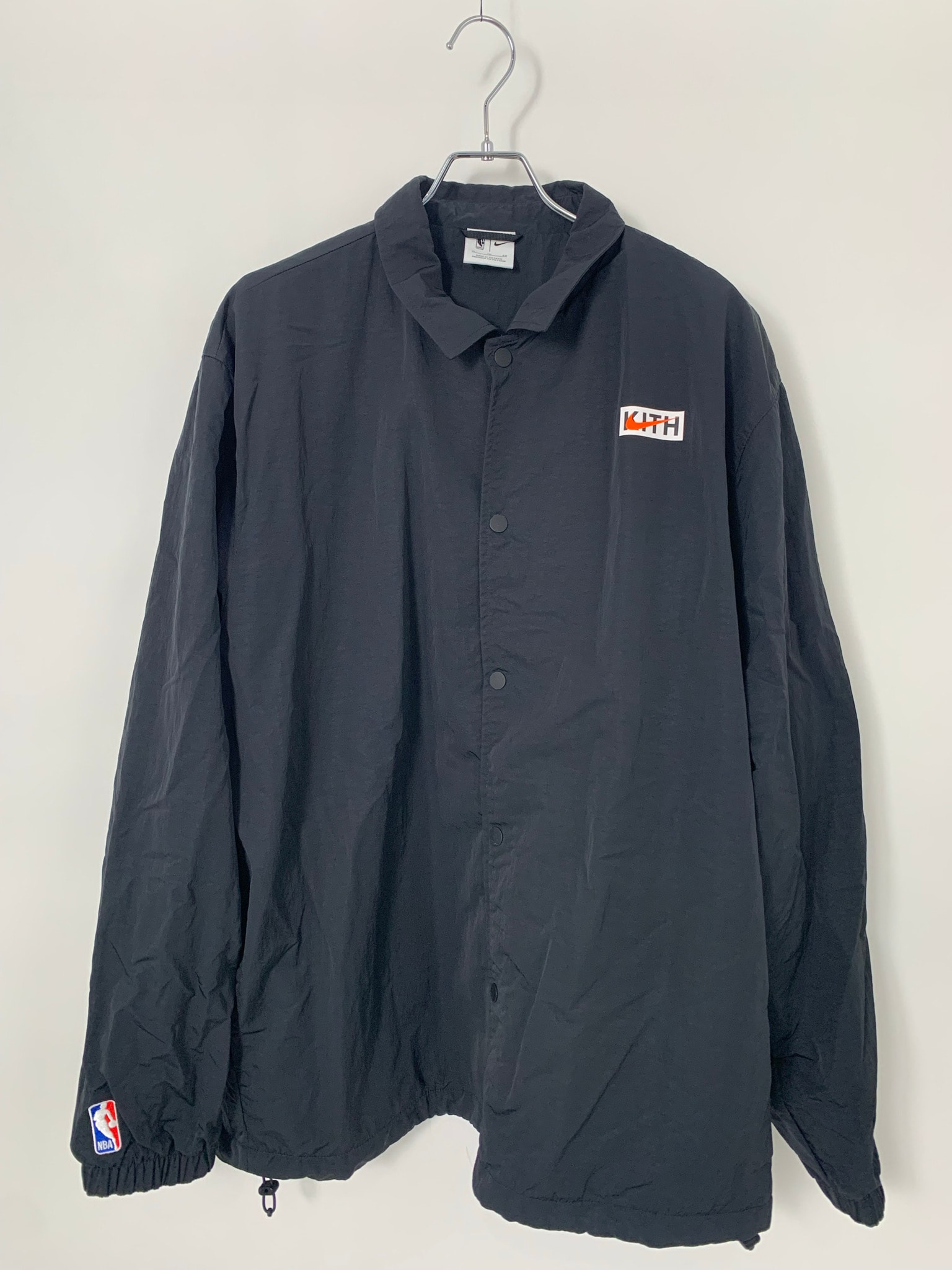 Kith x Nike x New York Knicks Coaches Jacket "Black"